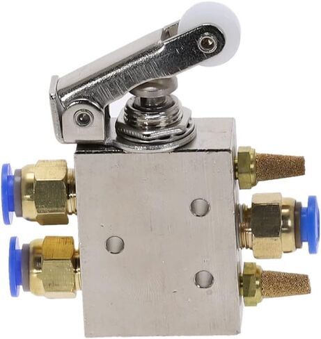 Air Valve, Exhaust Toggle Switch, TAC2-41P 2 Position 5 Way Roller Lever Mechanical Pneumatic Valves 1/8" Female Thread Fittings in Saudi Arabia