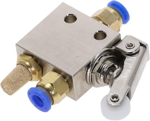 Air Valve, Exhaust Toggle Switch, TAC2-31P 2 Position 3 Way Roller Lever Mechanical Pneumatic Valves Switchs 1/8" Female Thread Fittings in Saudi Arabia