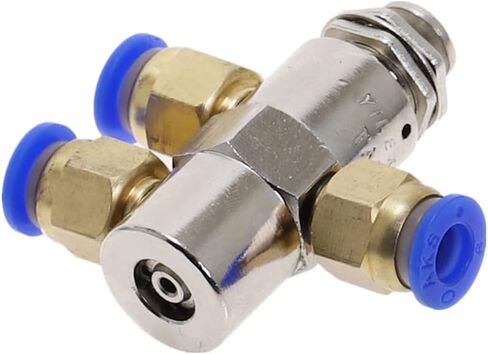 Air Valve, Exhaust Toggle Switch, 2 Position 5 Way ON/Off M5 Thread Push Button Switchs TV-4P Pneumatic Mechanical Valves Fiittings in Saudi Arabia