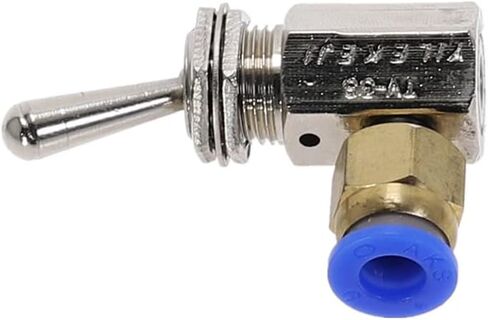 Air Valve, Exhaust Toggle Position Switch, 2 Way ON/Off M5 Thread Toggles Switchs TV-3S Pneumatic Mechanical Valves Fiittings in Saudi Arabia