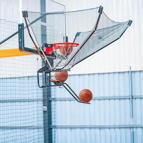 Shot Basketball Returner Ball Server Suspended Rebounder Net Return Attachment for Training Efficiency Outdoor Hoop for Par in Saudi Arabia