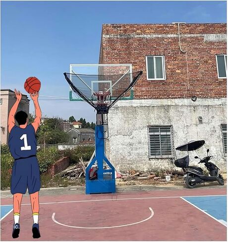 مرفق إرجاع لطوق كرة السلة يُثبت على الحائط لجهاز التصوير التلقائي مع الدوران in Kuwait