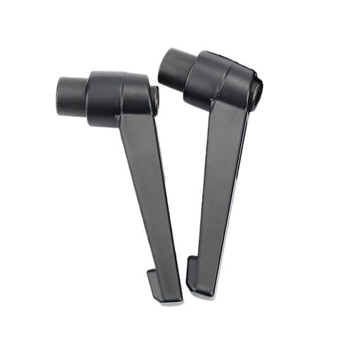 5 Pcs M6 Adjustable Knobs Handle Female Thread Push Button Ratchet Quick Release Locking Rotating Bolt, Black in Saudi Arabia