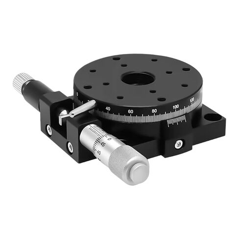 R-axis 60mm تعديل يدوي عالي الدقة ميكرومتر منزلق دوار للخدمة الشاقة (RS60-L) in Saudi Arabia