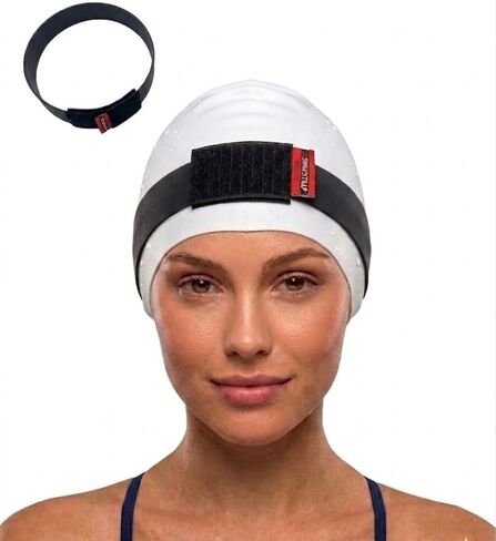 غطاء حماية لغطاء السباحة بمقبض مطاطي 360°™ من DryDive - حماية الأذن للشعر والسباحين من SnakeStrap™ in Kuwait