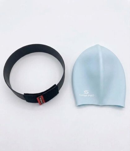 غطاء حماية لغطاء السباحة بمقبض مطاطي 360°™ من DryDive - حماية الأذن للشعر والسباحين من SnakeStrap™ in Kuwait