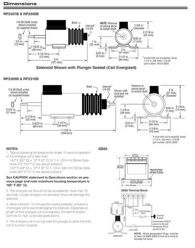 Murphy by Enovation Controls RP2309B 12 Volt Push/Pull DC Solenoid (40700094) in Saudi Arabia