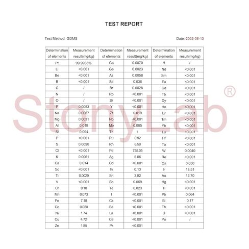 stonylab Pt Ring Electrode with Salt Bridge - 0.5×150 mm, for GDMS & Electrochemistry in Saudi Arabia