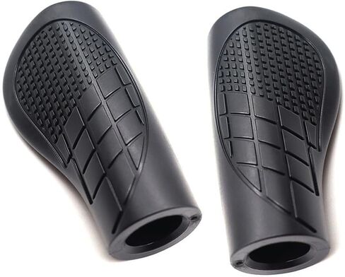 مقابض مقود الدراجة المريحة، الطول 80 مم/3.15 بوصة، لسيارات BMX والجبال وMTB ودراجة الشاطئ والسكوتر والدراجة القابلة للطي ناعمة ومريحة غير قابلة للانزلاقUS346 in Kuwait