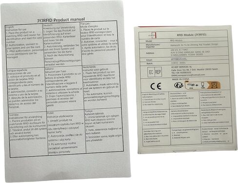 بطاقة UHF 9662 RFID البيضاء، بطاقة رقاقة H3، بطاقة وصول عالية التردد لمسافة طويلة ISO18000-6 C (10 قطع) in Kuwait