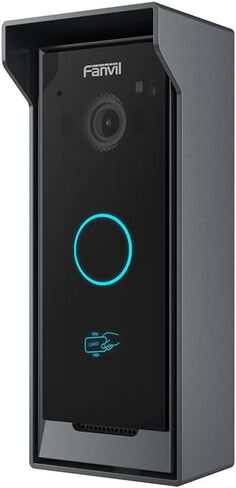 Fanvil i60 IP Video Door Intercom System PoE with RFID, 1 Call Button, Infrared Camera, Black in Saudi Arabia