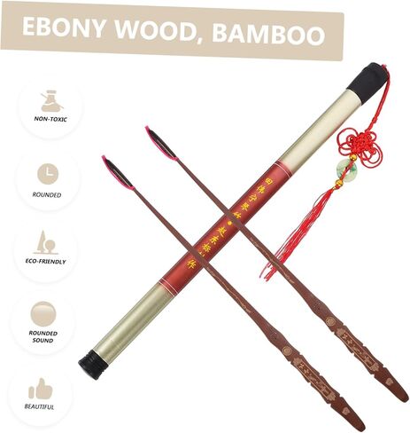 ERINGOGO 2 Pcs Black Sandalwood Head Mallet Ebony Head for Ebony Strip Head Musical Instrument Jean Old in Saudi Arabia