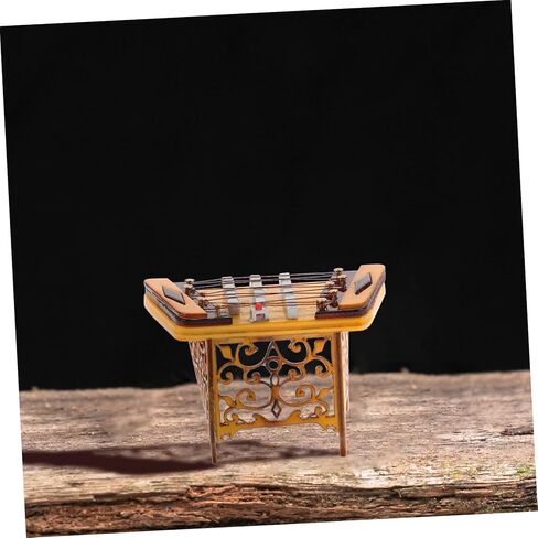 MAGICLULU Realistic Dulcimer Adornment Safe Desktop Decor Unique Instrument Model Ornament in Saudi Arabia