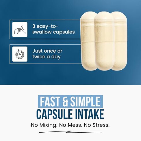 العناية بالجروح بالإضافة إلى مكمل مركب الكولاجين - ببتيدات الكولاجين متعددة المصادر (البقري، البحري، الدجاج، قشر البيض) - يدعم صحة الجلد والأنسجة - 90 كبسولة - خالية من الغلوتين، غير معدلة وراثيًا، صديقة للكيتو in Kuwait