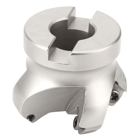 Face Mill Cutter Head 4 Flute Robust Oxidation Resistance CNC Milling Cutter for Metal Processing with 10 Inserts 40CR Material and Cemented Carbide Inserts in Saudi Arabia