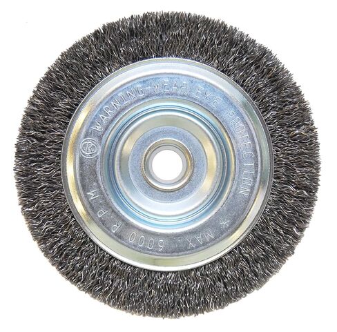 Weiler 36063 Vortec Pro 5/8"-1/2" Arbor, 5" Diameter, 0.014" Wire Size, Carbon Steel Bristles, Narrow Face, Crimped Wire Wheel Brush (Pack of 5) in Saudi Arabia