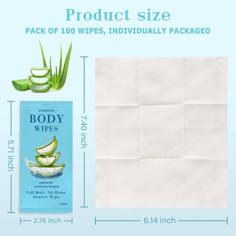 مناديل مبللة مزيلة لرائحة العرق للجسم 100 قطعة من المناديل المبللة ومزيل العرق أثناء السفر، لف الجلد بشكل فردي للإناث الذكور المراهقين في صالة الألعاب الرياضية، وحقائب الظهر، والتخييم in Kuwait