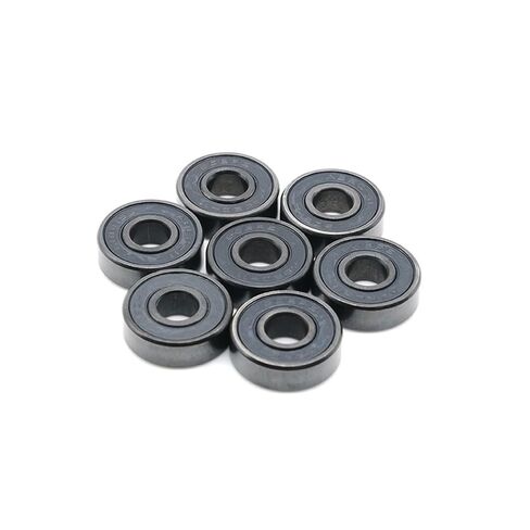 8 قطعة/الوحدة ABEC-9 608 2RS مضمنة الأسطوانة تزلج عجلة تحمل الأسود مختومة 8x22x7 مللي متر رمح تحمل عجلة التزلج مصغرة أداة in Kuwait