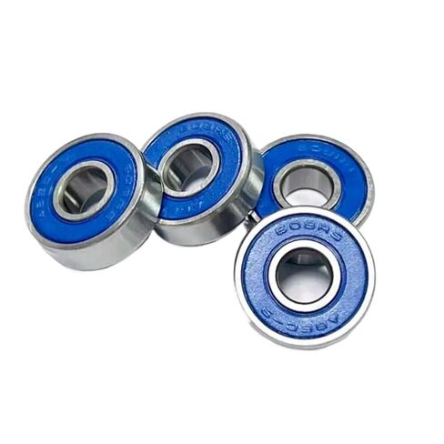 4 قطعة مضمنة الأسطوانة تزلج تحمل الأخدود العميق 608RS الأزرق مختومة ABEC-9 مصغرة الكرات الكربون الصلب للوحة التزلج in Kuwait