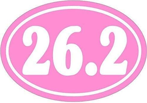 26.2 Decal - Pink Marathon Vinyl Sticker in Saudi Arabia