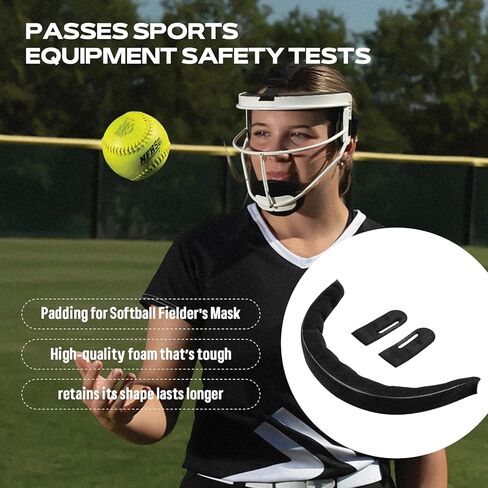 وسادات بديلة لقناع الوجه من سوفت بول لخوذة واقية خفيفة الوزن للشباب والكبار، بما في ذلك قطعة واحدة من بطانة الجبهة وقطعتين من الحشو الجانبي للخوذة لقناع لاعب البيسبول in Kuwait