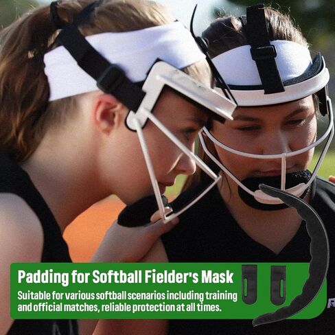 وسادات بديلة لقناع الوجه من سوفت بول لخوذة واقية خفيفة الوزن للشباب والكبار، بما في ذلك قطعة واحدة من بطانة الجبهة وقطعتين من الحشو الجانبي للخوذة لقناع لاعب البيسبول in Kuwait