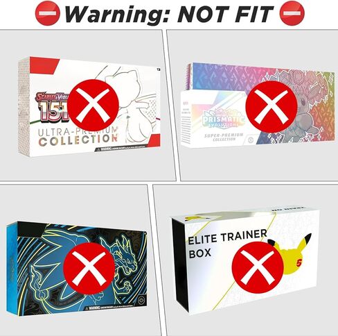 PKMN Charizd UPC Display Case, Only Compatible with Sword & Shield Zard UPC, Premium Acrylic Showcase for Ultra Premium Collection, Dustproof Museum-Quality Protector (Thick 6mm) in Saudi Arabia