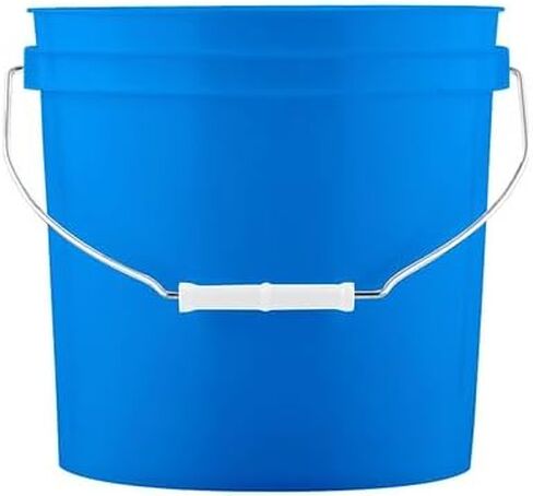 حاوية دلو من House Naturals سعة 2 جالون من الدرجة الغذائية خالية من مادة BPA مصنوعة في الولايات المتحدة الأمريكية مع غطاء لولبي (عبوة من قطعتين) in Kuwait