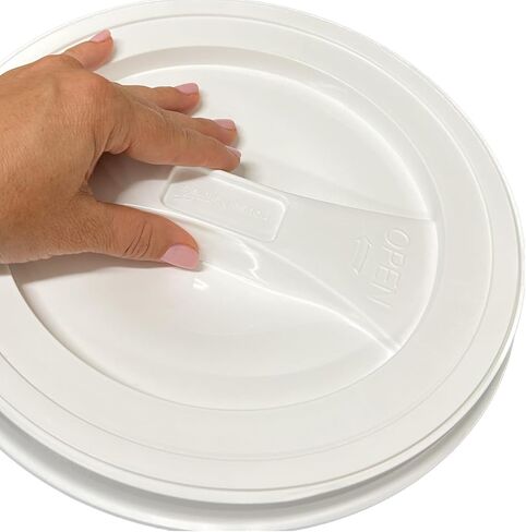 حاوية دلو من House Naturals سعة 2 جالون من الدرجة الغذائية خالية من مادة BPA مصنوعة في الولايات المتحدة الأمريكية مع غطاء لولبي (عبوة من قطعتين) in Kuwait