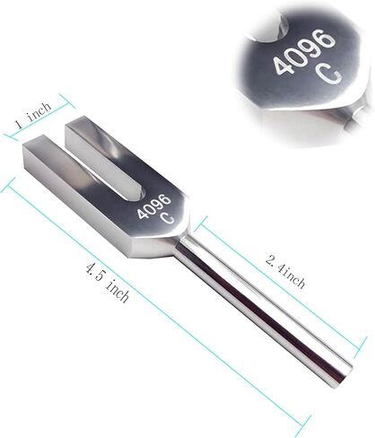 LeSage 4096hz Tuning Fork with Hammer for Healing, Medical-Grade Tuning Fork with Hammer Weight and Durability in Kuwait