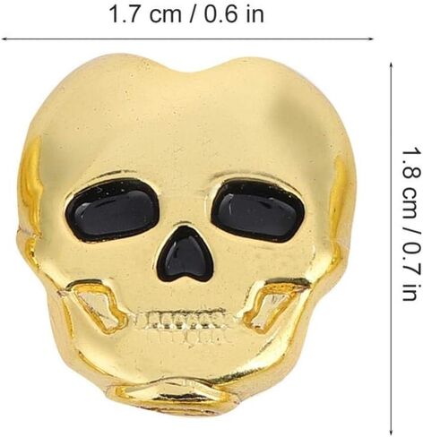 6Pcs Guitar Tuning Pegs, Skull Shape Metal Tuners Machine Heads for Folk, Electric, and Classical Guitarists in Kuwait