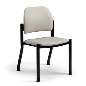 كرسي جانبي للمريض Midmark Ritter 280 بدون أذرع - دعم جلوس الضيوف، سعة وزن 400 رطل، ارتفاع المقعد 18 بوصة، كتان داكن in Kuwait