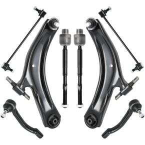 Front Lower Control Arm Fit For Nissan Rogue 2008-2013，Rogue Select 2014-2015，8Pcs Suspension Kit Sway Bar + Tie Rod Outer & Inner， MS30194 MS30195 K750095 K750094 in Kuwait