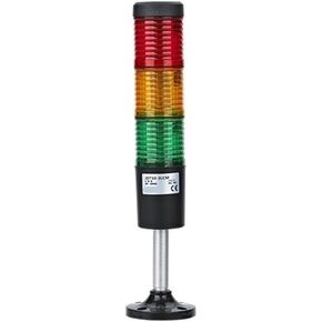 JDT50 Modular Lighthouse JDT50 3-Section W Flashing 24V 26cm Pole Flat disc | JDT503WSB26P1 in Kuwait