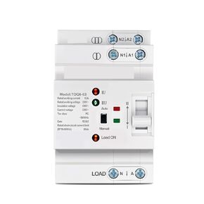 220V Small Dual Power Automatic Transfer Electrical Selector Switches Uninterrupted 2P 63A TOQ6 in Saudi Arabia