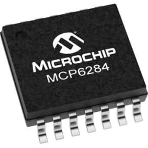 Microchip Technology, MCP6284-E/ST, Quad Op Amp - Rail to Rail I/O - 5MHz - 450uA - 2.2 to 6.0V - 14-Lead TSSOP - -40°C to 125°C (96 Item/s) in Kuwait