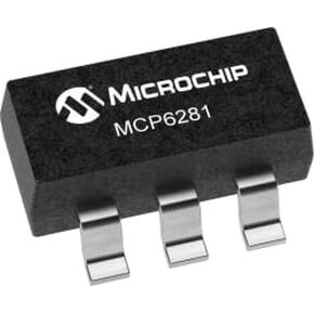Microchip Technology, MCP6281T-E/OT, Op Amp - Rail to Rail I/O - 5MHz - 450uA - 2.2 to 6.0V - 5-Lead SOT-23 - -40°C to 125°C - Tape&Reel (500 Item/s) in Kuwait
