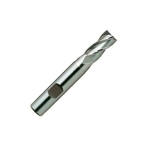 YG-1 E2042 Cobalt Steel Square Nose End Mill, Weldon Shank, Uncoated (Bright) Finish, 30 Deg Helix, 6 Flutes, 5.5" Overall Length, 1" Cutting Diameter, 1" Shank Diameter in Kuwait