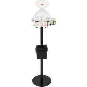 حامل عرض عينات للأغذية، حامل تذوق الطعام في السوبر ماركت مع صندوق أعواد الأسنان وحامل سلة المهملات، حامل عرض عينات الطعام للسوبر ماركت، المخبوزات، تذوق الطعام in Kuwait