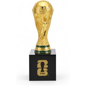 الإصدار الرسمي لكأس العالم FIFA 2026 - كأس ثلاثي الأبعاد مقاس 5.9 بوصة مع قاعدة من الأكريليك - عنصر جامعي خالد من سبائك الزنك الفاخرة - نسخة طبق الأصل من كأس العالم FIFA مثالية لكهف الرجال أو تذكارات كرة القدم in Kuwait