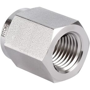 316 Stainless Steel Pipe Fitting, Cap, 3/4'' Female NPT 4600 psi, SS-PC-NS12 in Kuwait