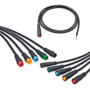 YUNNY Brand HUDAMZKY Ebike Cable Extension Julet Female Male 2 3 4 5 6 pin Ebike Extension Connector Waterproof Plug for Electric Bicycle Display Throttle PAS Ebike Parts Extend Cable (5Pin Male) in Saudi Arabia