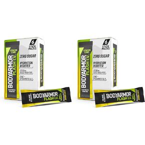 عبوات بوديارمور فلاش 4 بالكهرباء، عنب - مزيج مشروب خالي من السكر، عبوات خدمة فردية، مسحوق ماء جوز الهند (6 قطع) in Kuwait