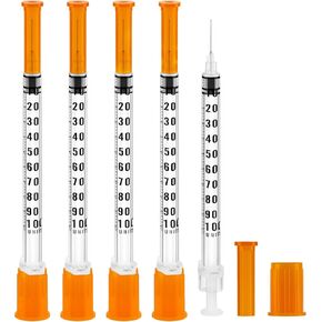 100 عبوة 1 مل/سم مكعب 31 جرام 5/16 بوصة، محاقن مختبرية، عبوة فردية in Kuwait