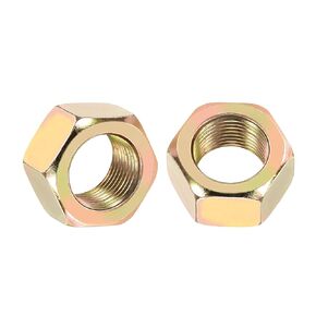 5pcs Hex Nuts - [3/4"-16] Carbon Steel Grade 8 Hardware Nuts for Mechanical Repair & Assembly, Standard Inch Fine Thread Nut, Yellow, ASME/ANSI B 18.2.2 in Kuwait
