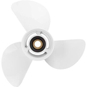 Aluminum15 Spline Tooth Outboard Boat Propeller Compatible Fit Yamaha Engines with 4-1/4" Gearcase T50/T60/F70/F75/F80/85/F90/F100/F115/130 HP,RH in Kuwait