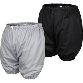 Leekalos Reusable Adult Diaper Covers - 2 Packs Washable Incontinence Underwear Cover with Adjustable Elastic Widened Waistband Boxer Briefs Leakproof Protection for Men in Kuwait