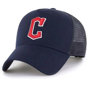 Officially Licensed Cleveland Baseball Navy Mesh Trucker Hat Classic Primary Home Team Logo Embroidered Structured MVP Snapback Blue/White Sports Cap in Saudi Arabia