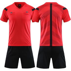 Breathable Quick-Dry Soccer Referee Uniform Set - Fit Adults & Kids, All Ages in Saudi Arabia