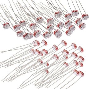 Photoresistor GL5528 Photo Light Sensitive Resistor Light Dependent Resistor 5 mm GM5528 5528 (Pack of 30) in Kuwait